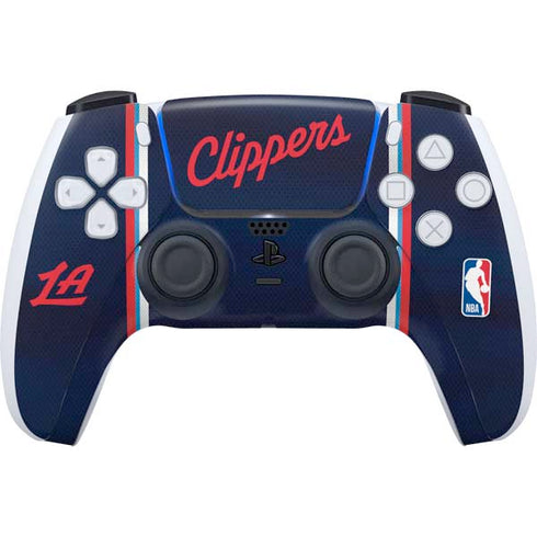 NBA Los Angeles Clippers Distressed Red PS5 Controller Skin